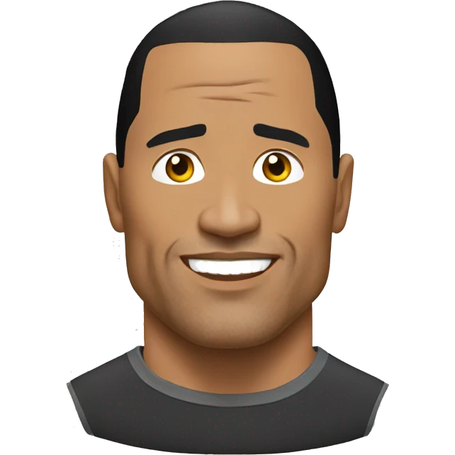 the Rock emoji