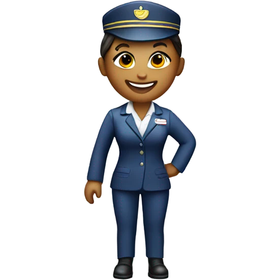 flight attendant emoji