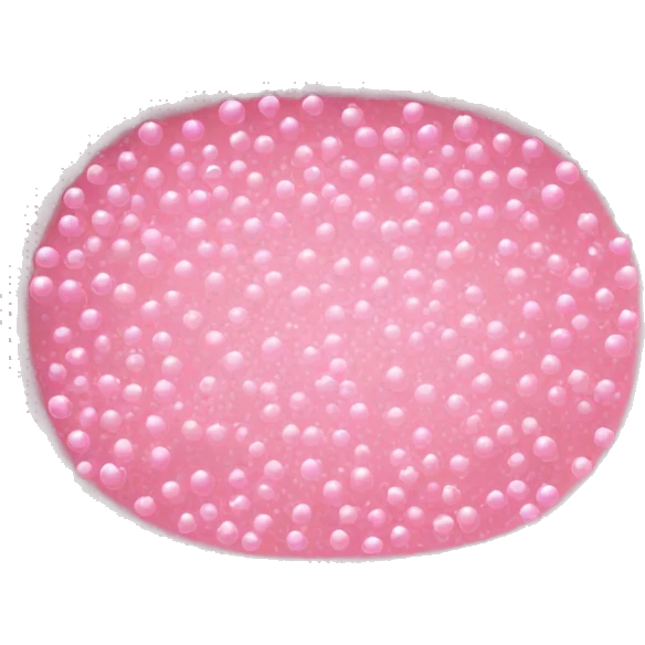 Bath tub filled with pink bubbles emoji