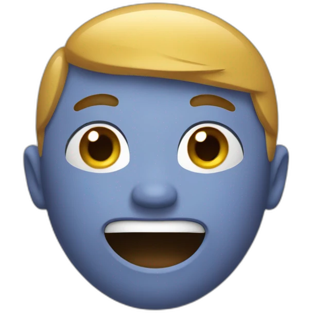 Emojie doigt sur la tête emoji