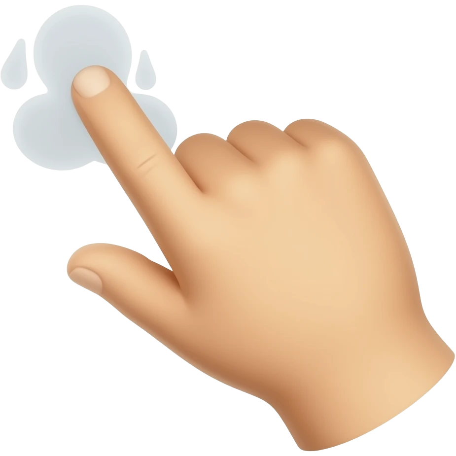 swiping emoji