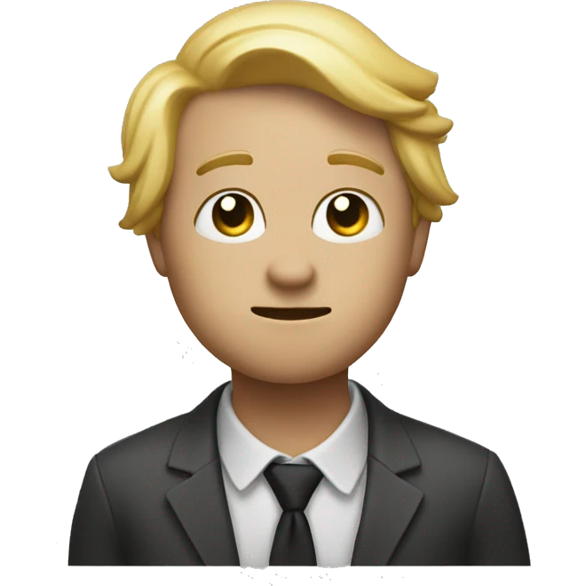the lost intern with a question mark emoji