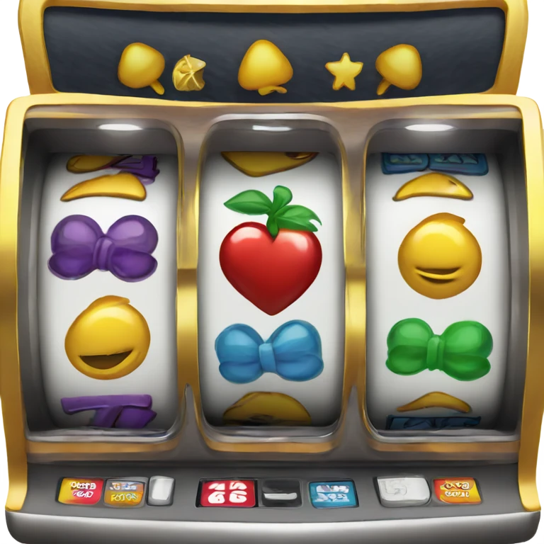 Casino slot machine that is random  emoji