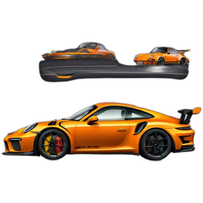 Porsche 911 992 gt3rs emoji