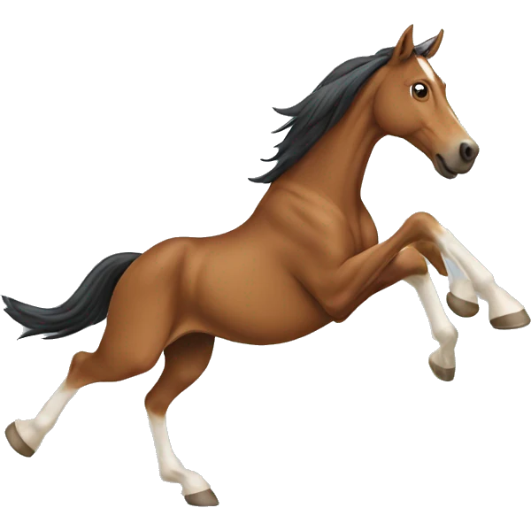 horse running with dog  emoji