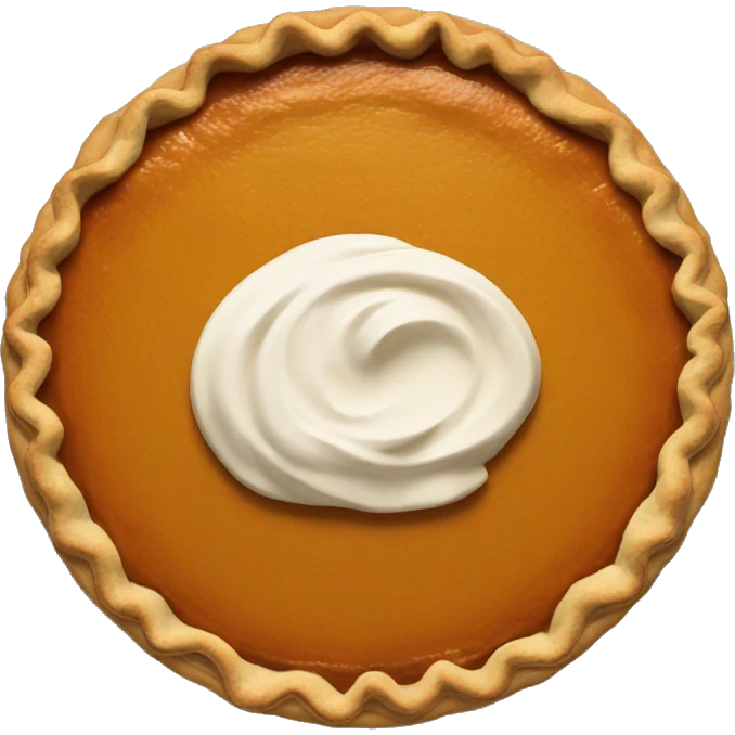 Pumpkin pie emoji