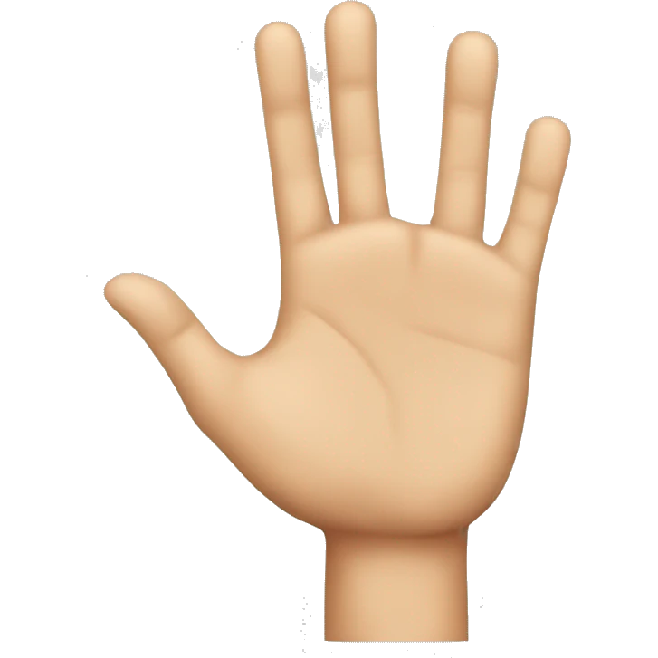 Cracking fingers emoji