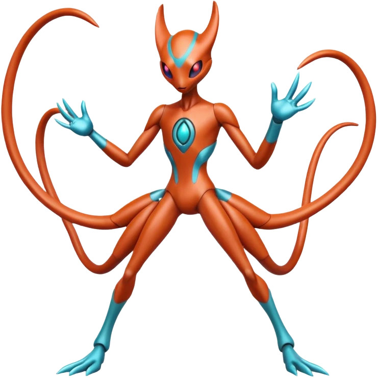 Deoxys-Fakémon-hybrid-creature (full body)  emoji