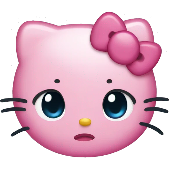 tired hello kitty emoji