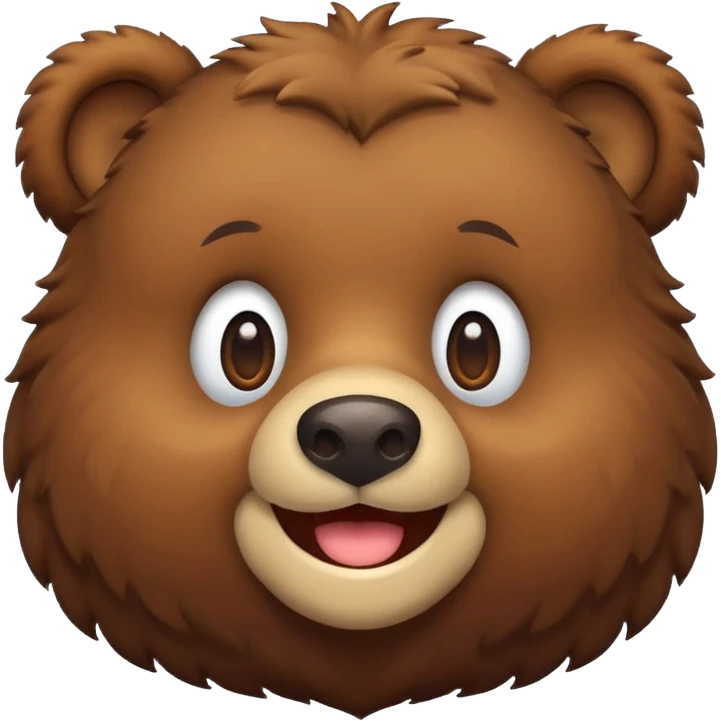 Cute bear emoji emoji