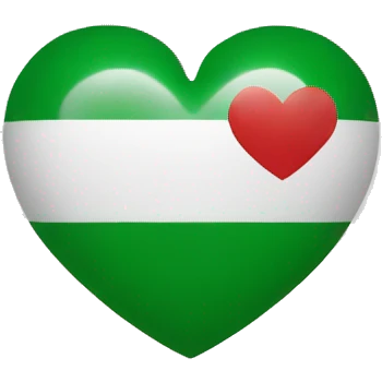 heart as italy flag simple emoji