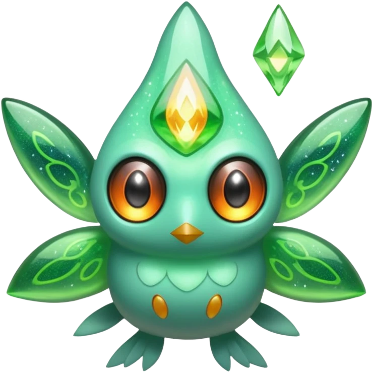 elemental ghostly flammable oily electrical ghastly sparkly Rotom-Budew-Rowlet-Celebi-Pokémon-Fakémon-hybrid-creature emoji