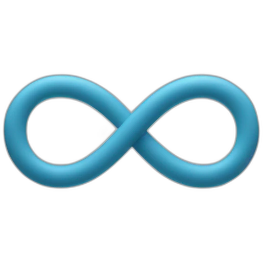 infinite symbol and name ph menezes in script font emoji