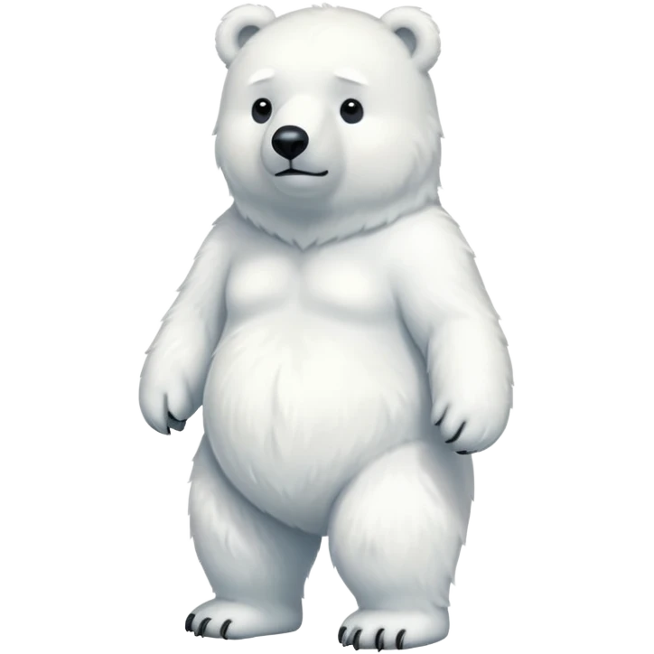 White Bear whole body   emoji