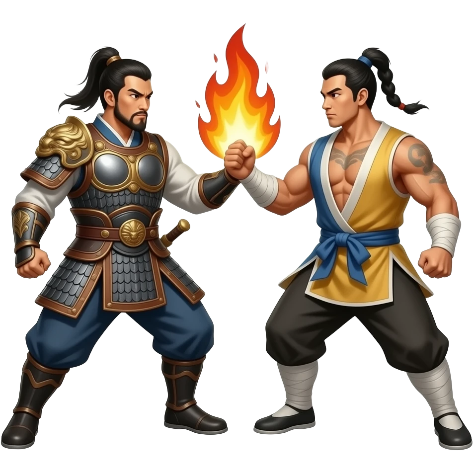 chong li and frank dux final battle emoji