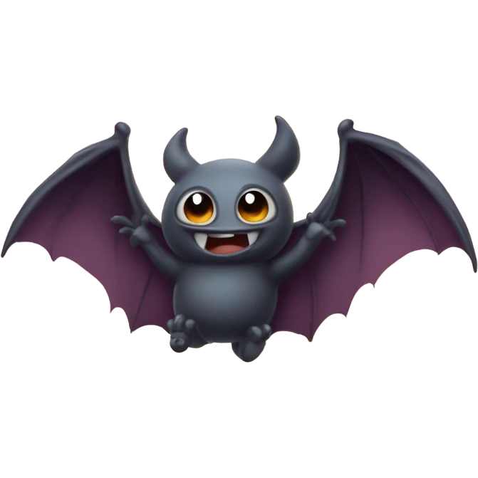 Little scary flying creature emoji