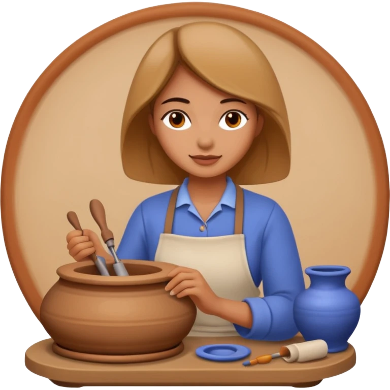 Pottery Wheel Artist woman  emoji