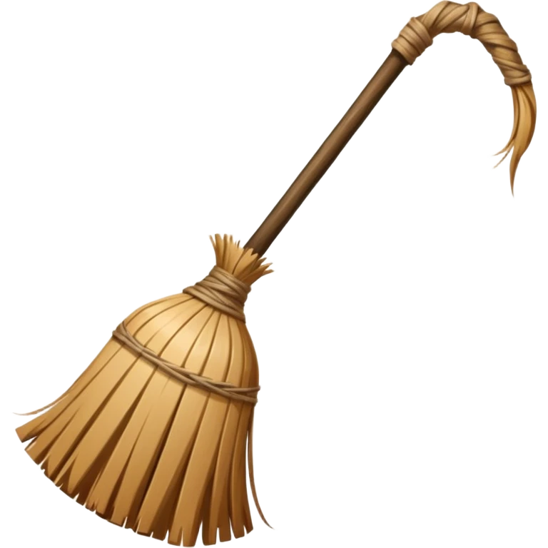 witch broom emoji