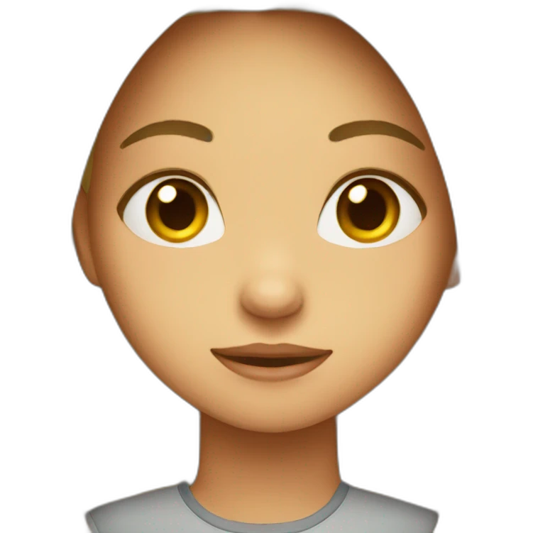 Girl face emoji