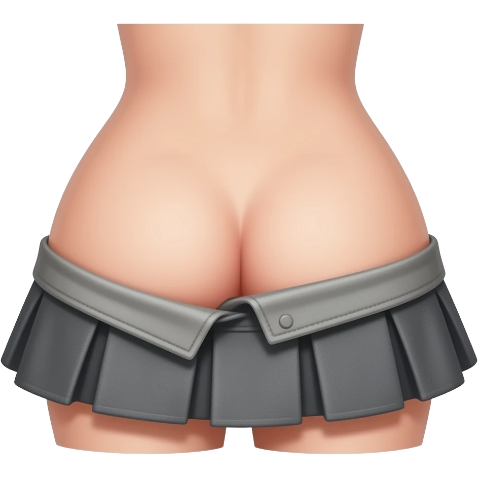 Girl naked showing her pussy naked with a skirt on emoji