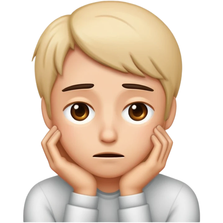 Exhausted ￼ emoji
