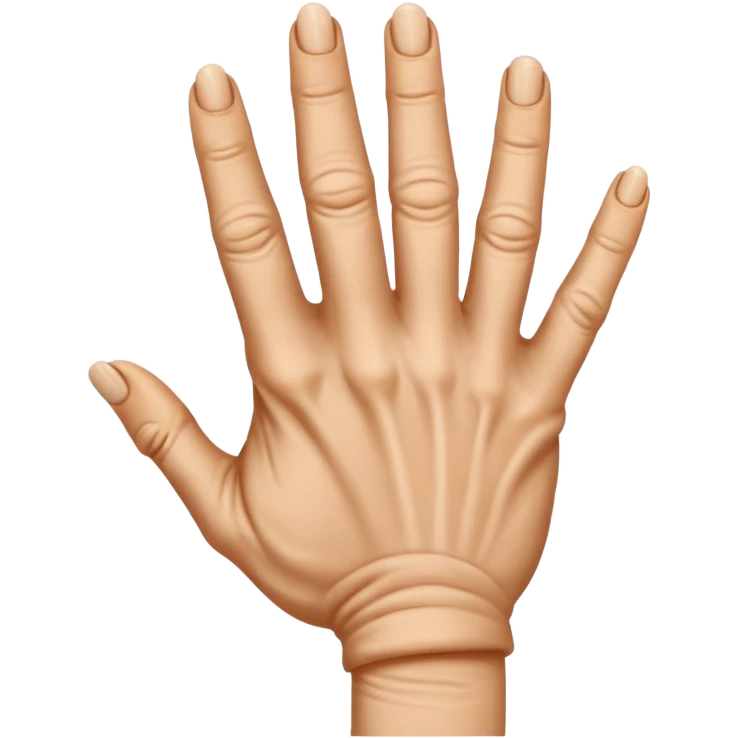 Hand but ring finger missing emoji