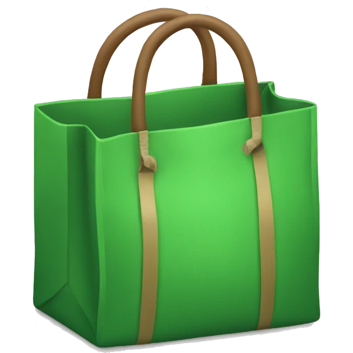 green bag emoji