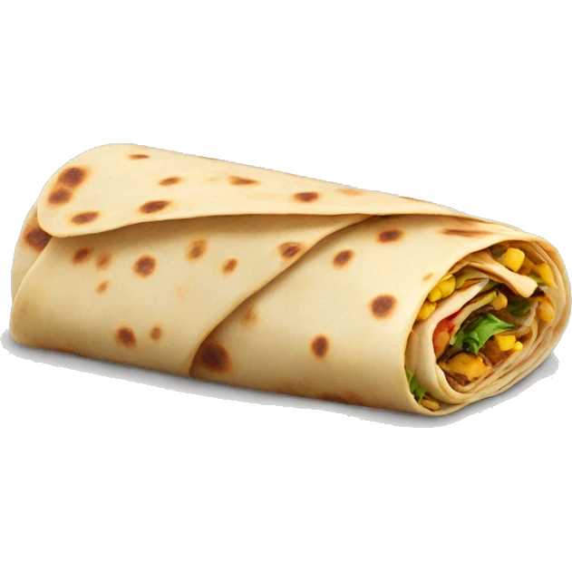 Roti wrap emoji