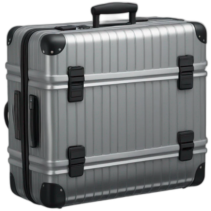 Rimowa black classic cabin emoji