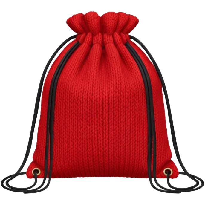 red Knitted Bag emoji