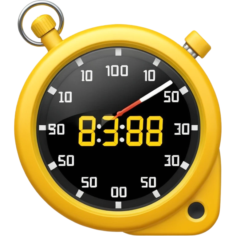yellow Stopwatche emoji