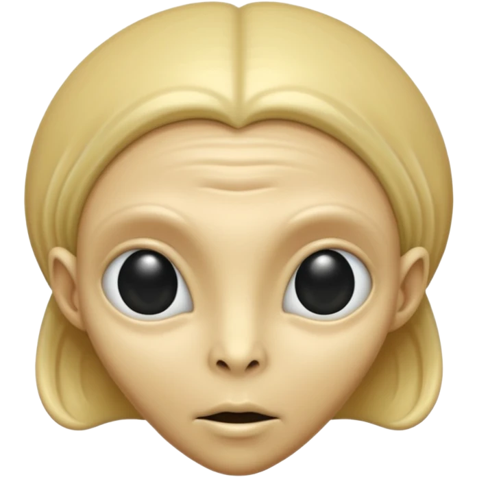 ALIEN WITH BLONDE emoji