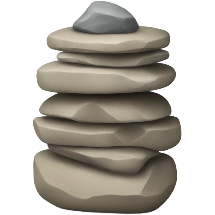Rock-a-Stack toy emoji