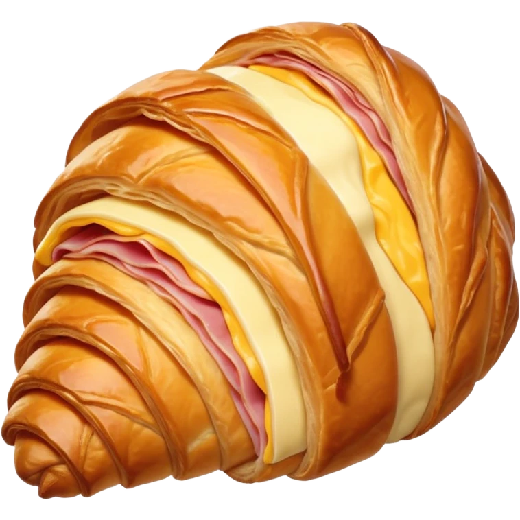ham and cheese croissant emoji