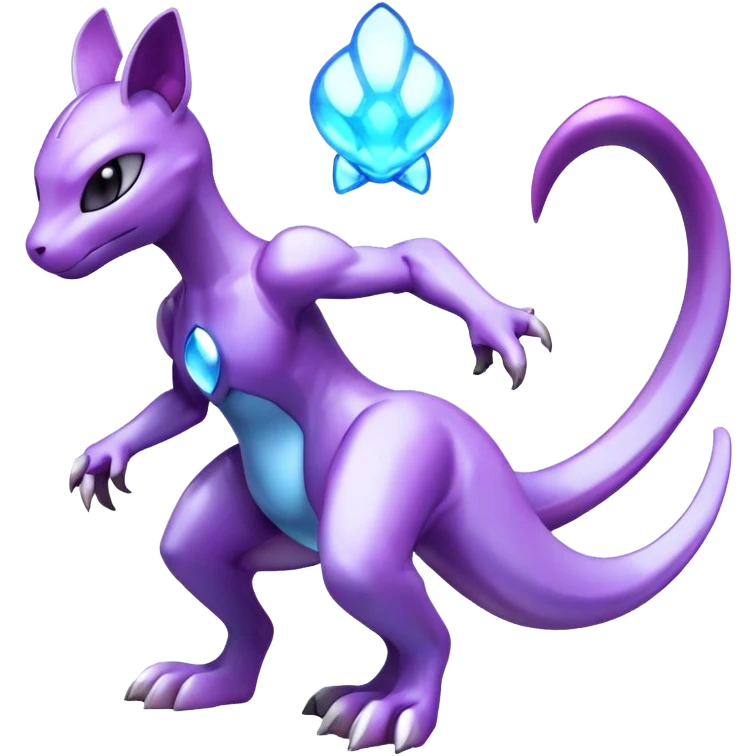  Cool Edgy Shiny Legendary Mewtwo-Digimon-Palkia-hybrid full body emoji