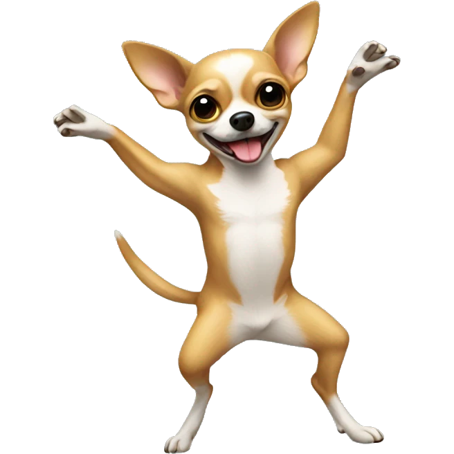Chihuahua dancing  emoji