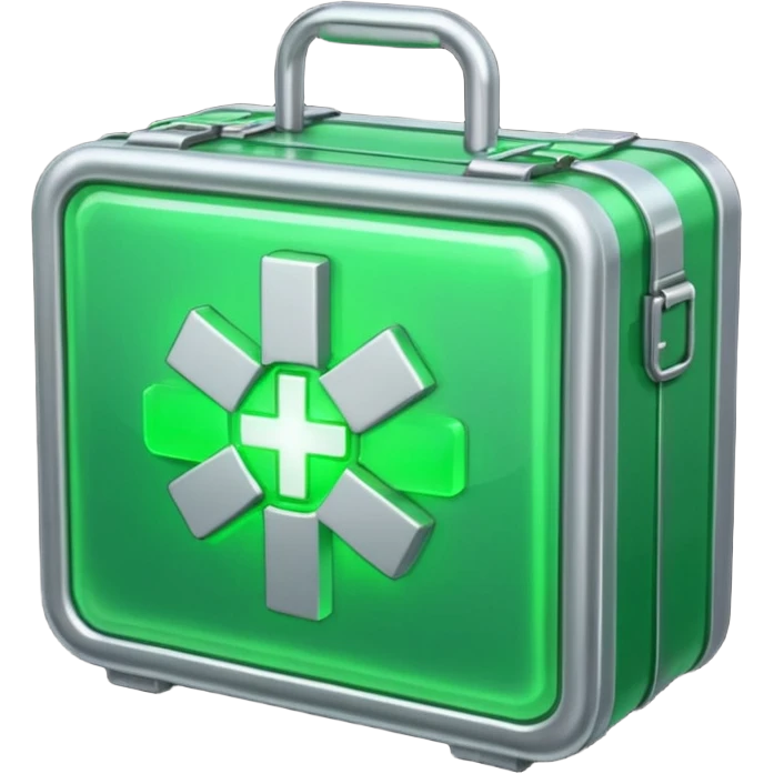 animated emote of a medkit sparkling emoji