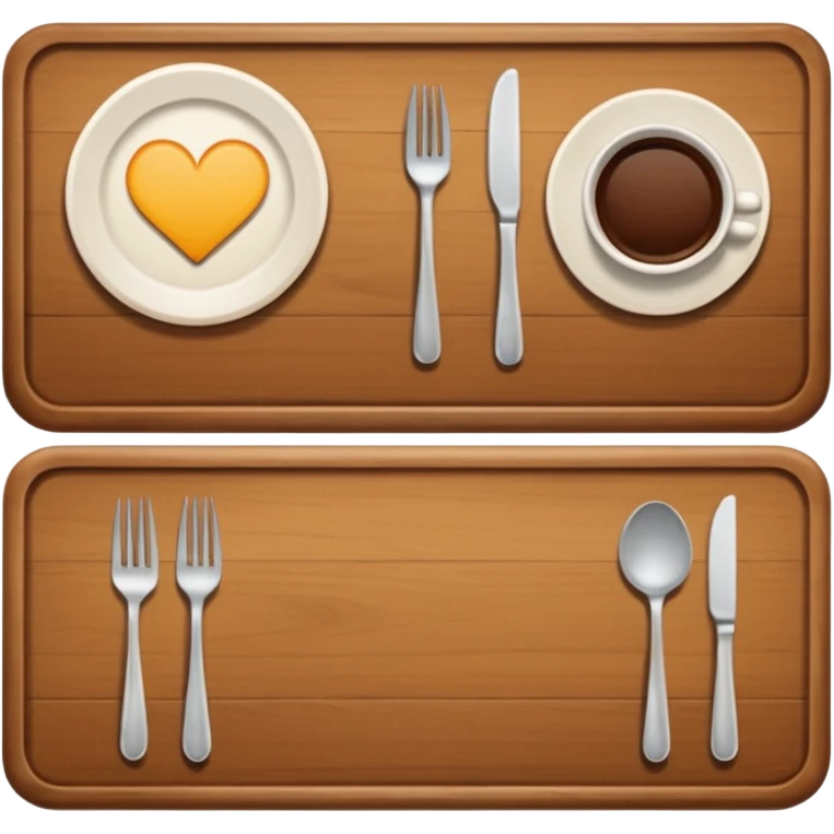 Table with Placemats emoji
