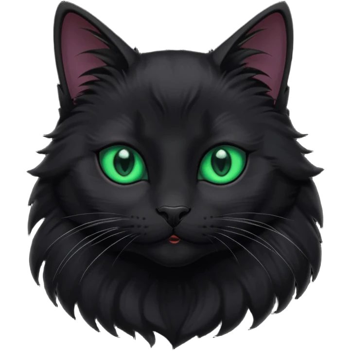 Чорний кіт emoji