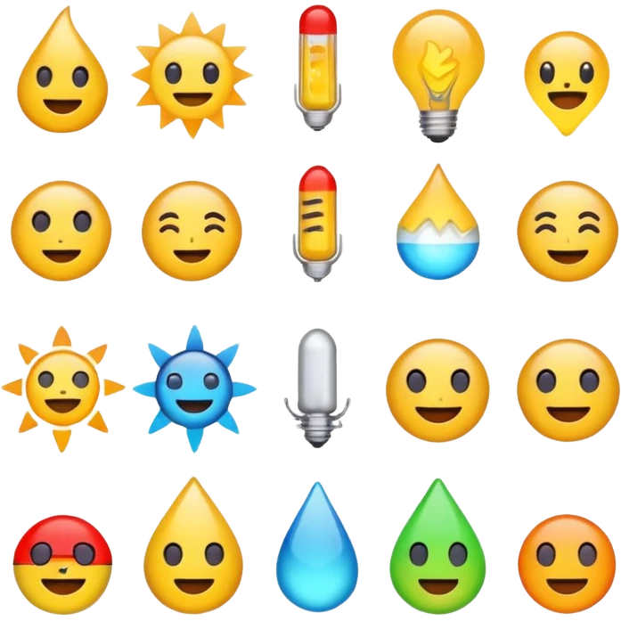 Izraditi set emojija koji su specifični za EnergoVibe emoji