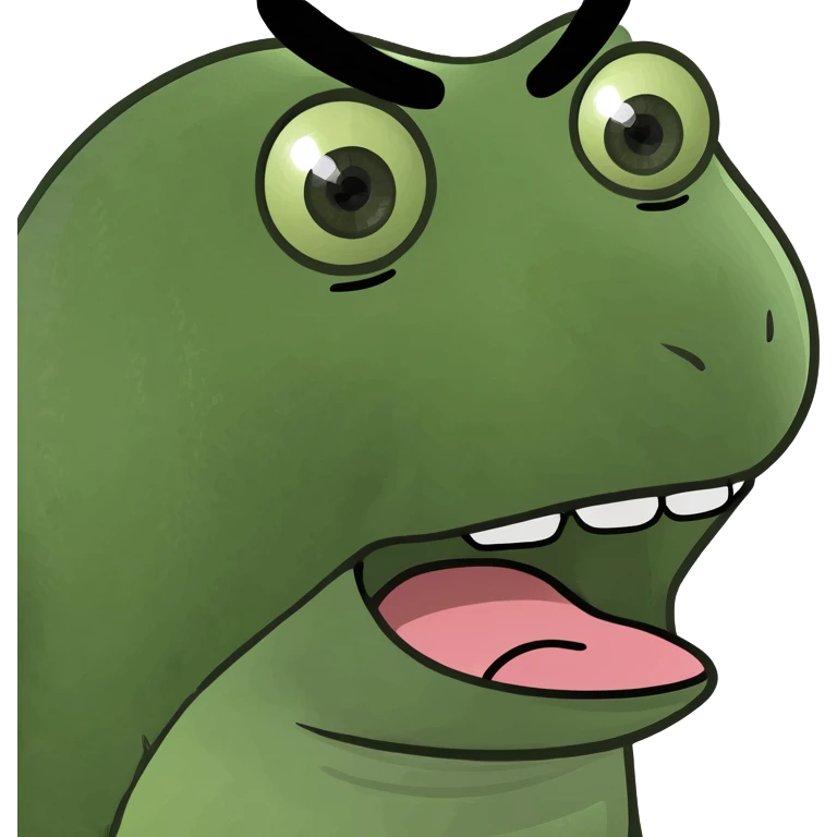 emoji for 'BRR BRR PATAPIM BRAINROT', silly face, wide eyes, tongue out, cartoon style emoji