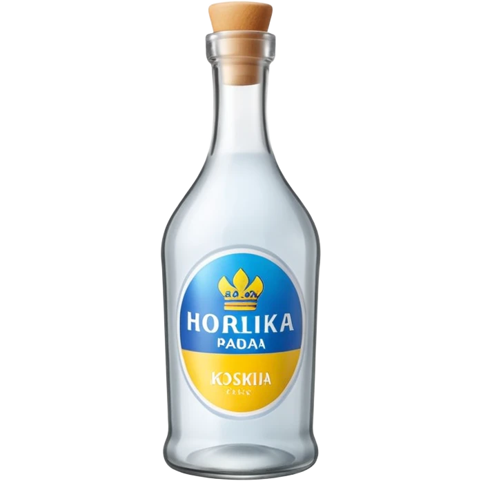 Ukrainian horilka "Козацька Рада" emoji
