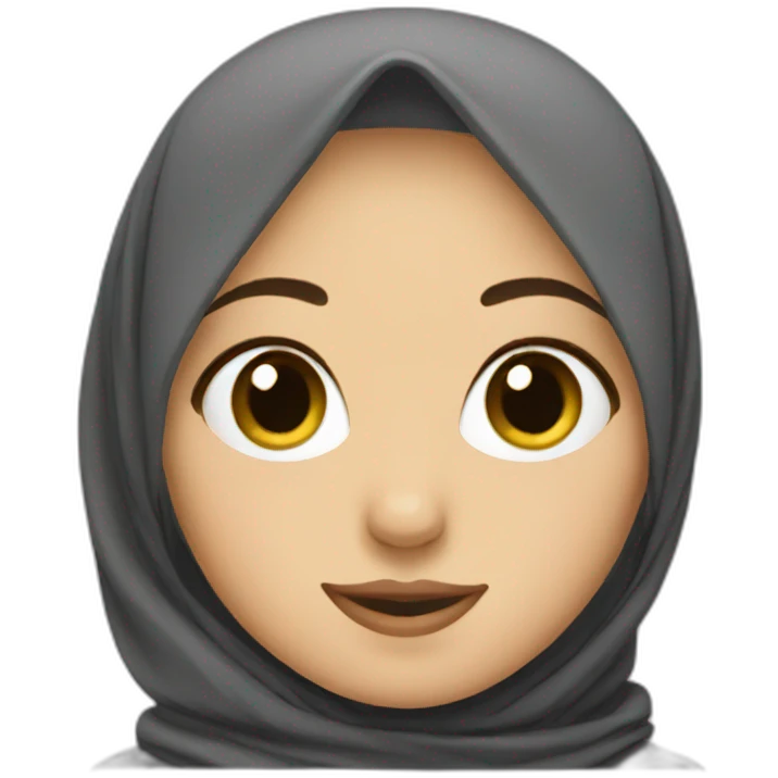 Hijab girl emoji