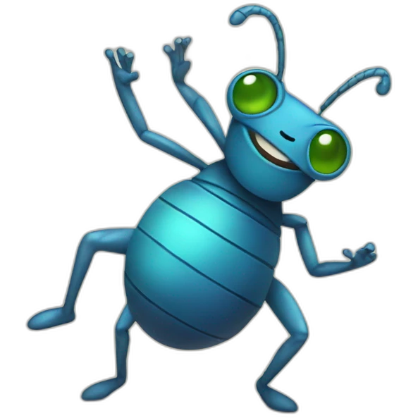 dancing bug emoji