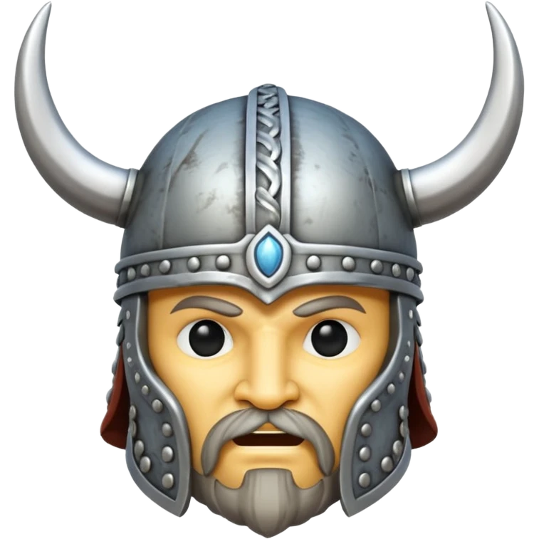 viking helmet in the air emoji