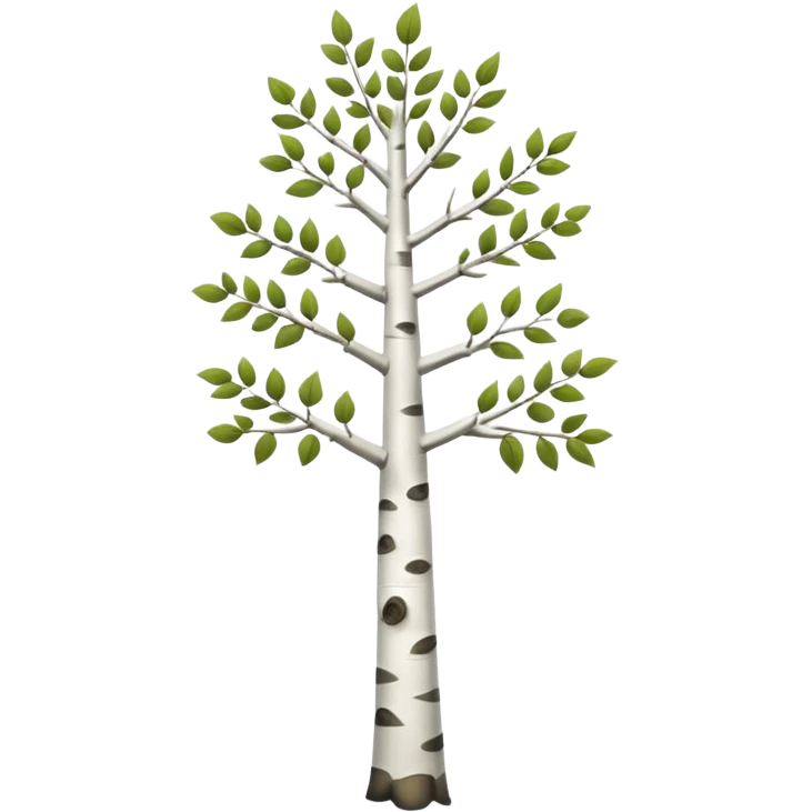 birch tree emoji