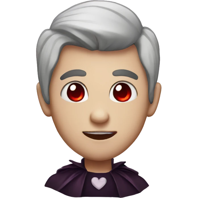 Vampire with heart eyes emoji