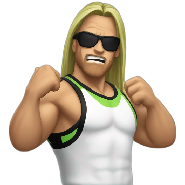 d-generation x crotch chop taunt emoji