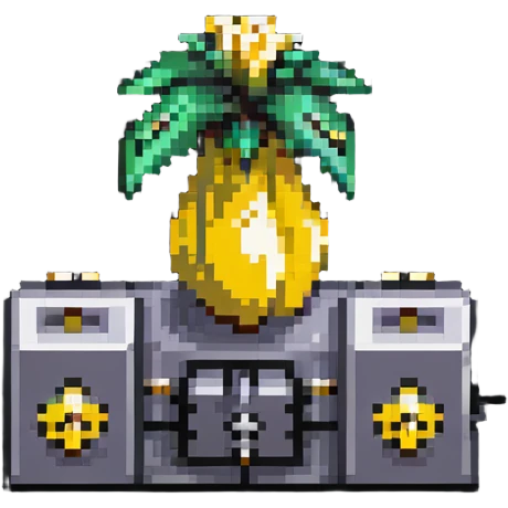 nuclear power plant with a banana emoji