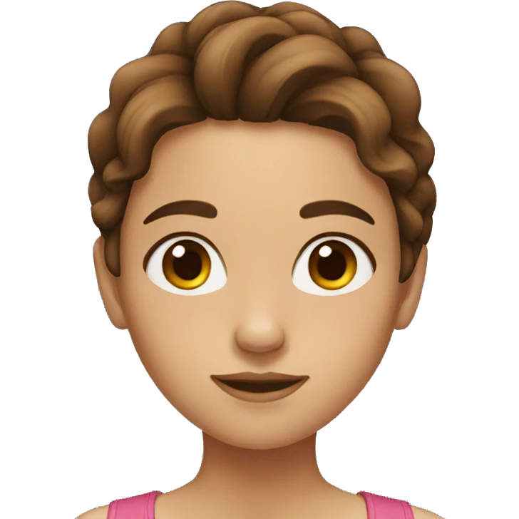 girl with brown hair emoji